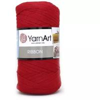 Пряжа YarnArt 'Ribbon' 250гр 125м (60% хлопок, 40% вискоза и полиэстер) (773 красный), 4 мотка