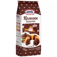 Пирожное KOVIS Колечки с шоколадно-ореховым кремом, 240 г, 6 шт. в уп.