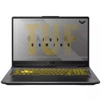 Ноутбук ASUS TUF Gaming A17 FX706IH-HX170T (AMD Ryzen 5 4600H 3000MHz/17.3"/1920x1080/8GB/512GB SSD/NVIDIA GeForce GTX 1650 4GB/Windows 10 Home) 90NR03Y1-M03290, серый
