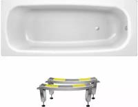 Стальная ванна Sanitana BLB Universal S398036AH000000N (B70HAH001N): металлическая ванна 170х70 см, с шумоизоляцией и ножками, толщина стали 3,5 мм