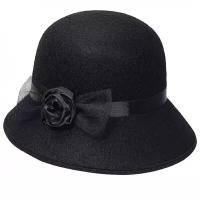 Черная шляпка 'Чарльстон'