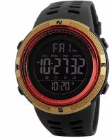 Часы SKMEI 1251 GOLDRED Часы спортивные мужские SKMEI 1251, с секундомером, будильником, таймером, водонепроницаемые, скмей