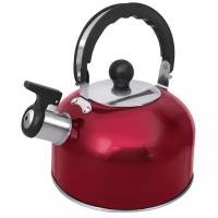 Home Element Чайник со свистком HE-WK1602, 2 л, красный рубин