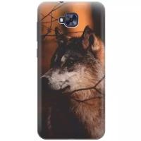 Cиликоновый чехол Красивый волк на Asus Zenfone 4 Selfie (ZD553KL) / Асус Зенфон 4 Селфи