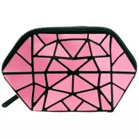 Косметичка женская Musaa Geometric bags, розовая