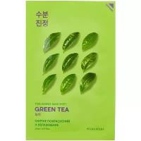 Holika Holika Pure Essence Mask Sheet Green Tea (Противовоспалительная тканевая маска - Зеленый чай), 20 мл
