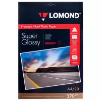 Бумага Lomond A4 Premium Photo Paper 1106100 270 г/м² 20 лист