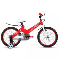 Детский велосипед FORWARD Cosmo 16 2.0 (2021) черный/зеленый (требует финальной сборки)