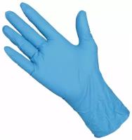 Перчатки маникюрные 100 штук, Перчатки KLEVER нитриловые, одноразовые, смотровые, неопудренные, р-р S, голубой, 50 пар