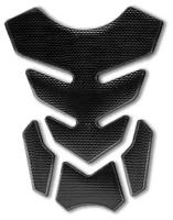 Защитная наклейка на бак мотоцикла, накладка на бензобак объемная RACING TEAM черный/красный
