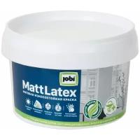 Краска акриловая Jobi MattLatex моющаяся матовая белый 0.25 л