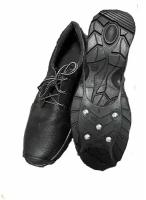 Ледоступы на обувь, 5 круглых шипов из легированной стали, универсальные (с 36 по 45 размер), для мужчин и женщин