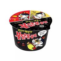 Лапша Samyang Chicken Ramen Big Bowl / СамЯнг острая со вкусом курицы и сыра 105гр (Корея)