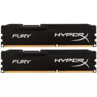 Оперативная память HyperX Fury 8GB (4GBx2) DDR3 1600MHz DIMM 240-pin CL10 HX316C10FBK2/8