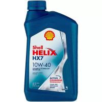 Полусинтетическое моторное масло SHELL Helix HX7 10W-40, 1 л