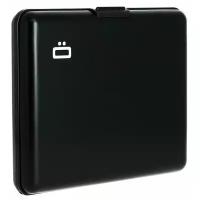 Алюминиевый кошелек Ogon Big Stockholm Wallet, цвет Черный (BS black)