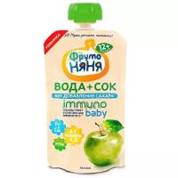 Сокосодержащий напиток ФрутоНяня Immuno baby яблоко, с 12 месяцев, 0.13 л