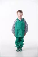 Непромокаемый детский костюм - дождевик без подкладки (на молнии), 86 размер