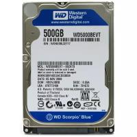 Жесткий диск Western Digital WD Scorpio Blue 500 GB (WD5000BEVT)
