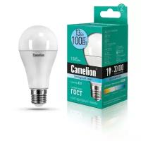 Лампа светодиодная Camelion, LED13-A60/845/E27 E27, A60, 13Вт, 4500К