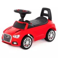 Каталка-автомобиль SuperCar №2 со звуковым сигналом (красная)/ Каталка без педали для отталкивания Полесье/ Audi