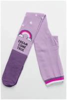 Колготки Berchelli для девочек, фантазийные, размер 110-116, фиолетовый