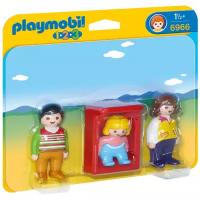 Набор с элементами конструктора Playmobil 1-2-3 6966 Родители с колыбелькой