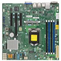Материнская плата mATX Supermicro MBD-X11SSL-B LGA1151, C232, 4*DDR4 (2133), 6*SATA 6G RAID, 3*PCIE, 2*Glan, 7*USB 3.0, VGA