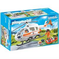 Набор с элементами конструктора Playmobil City Life 70048 Спасательный вертолет