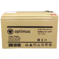 Аккумулятор (Аккумуляторная батарея) Optimus AP-1207P 12В 7,2а/ч