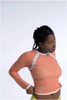 Гидромайка для плавания Dallas Activewear (Лайкра с длинным рукавом, длинная, размер One size 40-44, розовый)