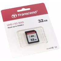 Карта памяти Transcend SDHC 300S Class 10 UHS-I U1 (95/20 MB/s) 32GB