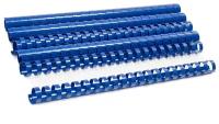 Пластиковые пружины для переплета 6 мм синие (100 шт)