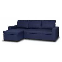 Угловой диван-кровать "Дуглас", синий джинс