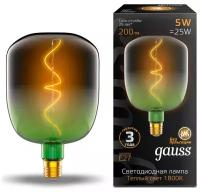 Лампа Gauss LED Filament Flexible V140-DC Green-Clear E27 5W 200lm 1800K 140*200mm 1/6