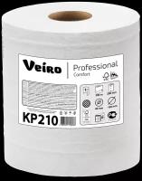 Полотенца бумажные Veiro Professional Comfort KP210 белые однослойные с центральной вытяжкой