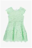 Платье с вышивкой ришелье Mayoral 6962/22 Зеленый 140
