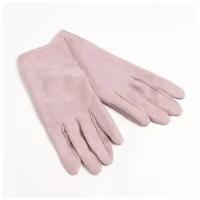 Перчатки женские MINAKU однотонные, 24 см, цв.светло-фиолетовый 7000399
