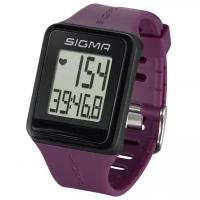 Пульсометр 4-024510 iD.GO фитнес часы с нагрудным сердечным датчиком, 4 функций, фиолетовые SIGMA