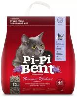 Наполнитель комкующийся для туалета кошек "Pi-Pi Bent®" Нежный прованс крафт-пакет 5 кг