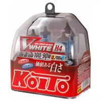 Лампа галогенная Koito Whitebeam H4 12V 60/55W (100/90W) 3700K, 2 шт. (блистер)