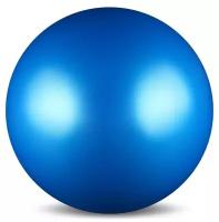 Мяч для художественной гимнастики MARK19 силикон Металлик 300 г AB2803 15 см Синий