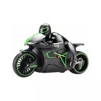 Радиоуправляемый черно-зеленый мотоцикл 4CH 1:12 2.4G
