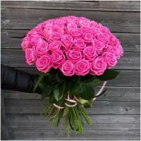 51 роза Премиум - Розовый - 50см