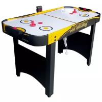 Игровой стол для аэрохоккея DFC Toronto AT-145 белый/черный/желтый