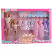 Defa Lucy Набор кукол Мама и дочь в коробке 2 куклы, 8 платьев, аксессуары 8447 с 3 лет