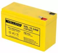 Аккумуляторная батарея Yellow HRL 12-34W (12В, 9 А*ч)