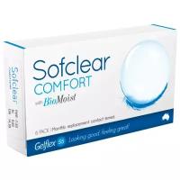 Контактные линзы Gelflex Sofclear Comfort with BioMoist, 6 шт., R 8,6, D -2,5