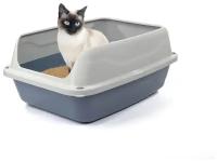 Туалет для кошек GEORPLAST SONIC 56 см с бортом серый