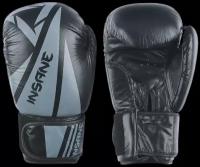 Перчатки боксерские INSANE ARES IN22-BG300, кожа, черный, 8 oz-Без характеристики